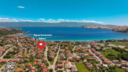 Apartman Meri s 2 dvokrevetne sobe i terasom