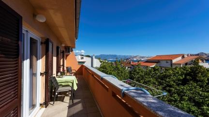 Apartment Vlahinic 1 mit Balkon und MeersblickView
