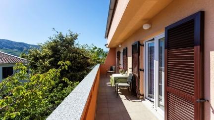 Apartment Vlahinic 1 mit Balkon und MeersblickView
