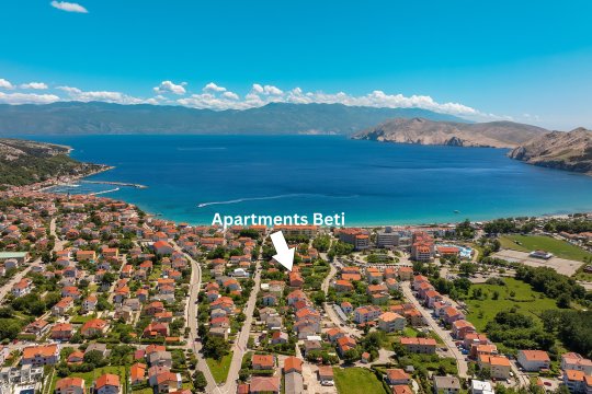 Apartment Beti A/4+1 mit Terrasse
