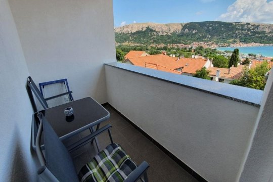 Appartement Zlatko avec balcon et vue sur la mer