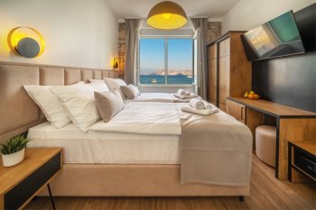 Castellum Besca - Deluxe Double Room #2 with Sea View
