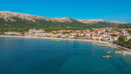 Castellum Besca - Deluxe Double Room #1 with Sea View