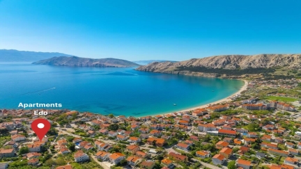 Apartman Edo A3 s terasom i pogledom na more