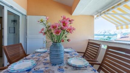 Apartment Ema with Terrace and Sea View