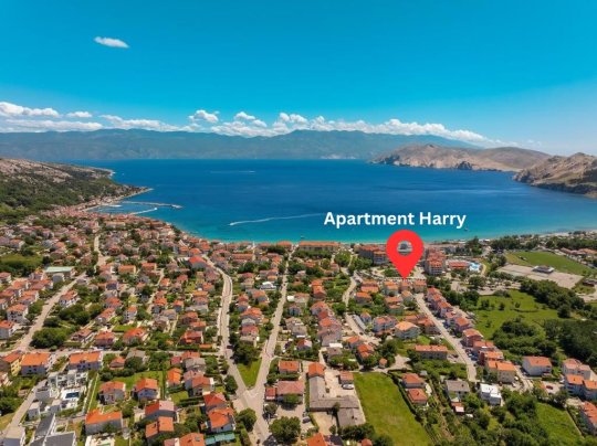 Apartment Harry mit Terrasse und in Strandnaehe
