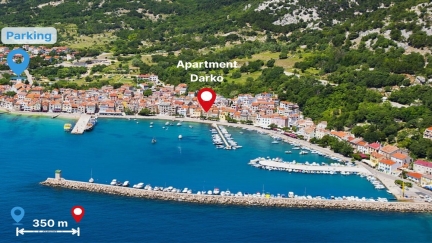 Apartment Darko in Old Town with the Sea View